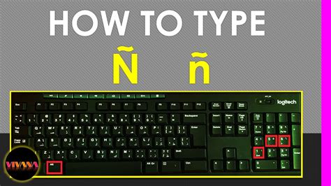 how to enter enye in keyboard